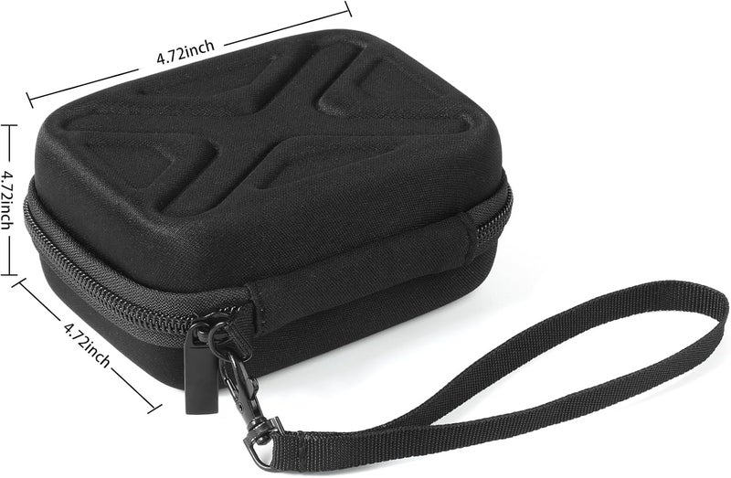 BLK8IGHT Digital Camera Case for AbergBest 21 Mega Pixels 2.7" LCD Rechargeable HD/Kodak Pixpro/Canon PowerShot ELPH 180/190/Sony DSCW800/DSCW830 Cameras, Travel Carrying Protective Case for Camera- Black - Image 2